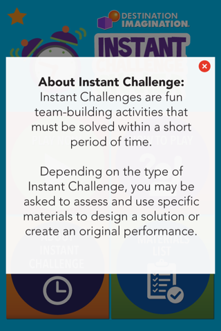 Destination Imagination® Instant Challenge Shaker screenshot 4