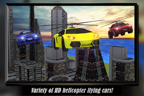 Helicopter Flying Muscle Car: Extreme Jet Airplane Flight Pilot Pro screenshot 4