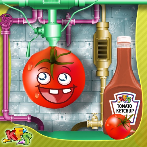 Tomato Ketchup Factory – Make carnival food in this cooking mania game for kids Icon