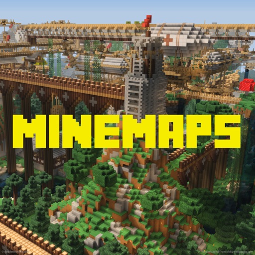 Minemaps for Minecraft PE - Best Maps Collection & Download Free Maps for Pocket Edition