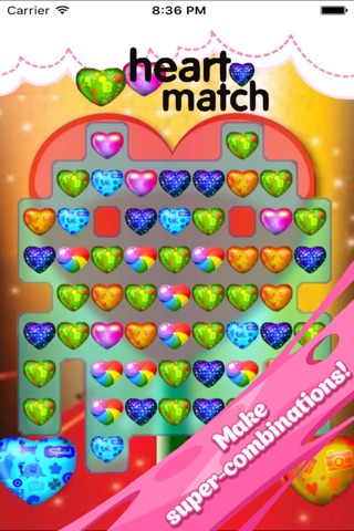 Heart Match Dashing Mania-Best Matching 3 game for Girls,Boys & Lovely Peoples screenshot 2