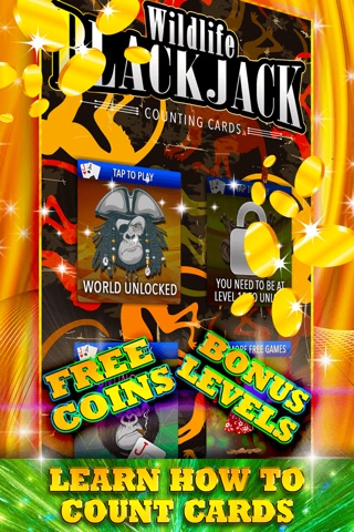 Wildlife Blackjack: Be the best 21 player in the natural area and be the lucky winner screenshot 2