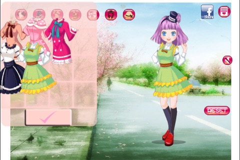 Cute Anime Girl: Dress up Game screenshot 3