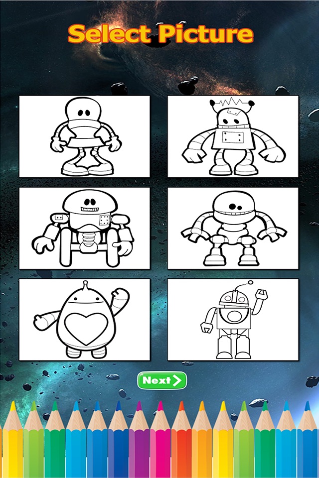 Robot Coloring Book For Kids screenshot 3