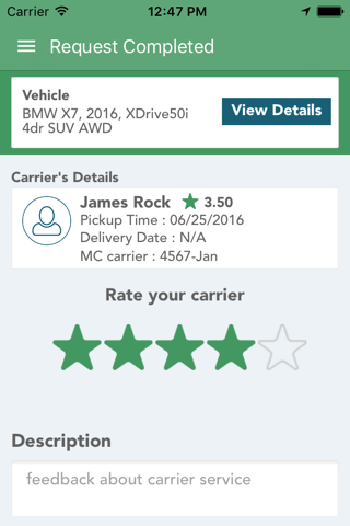 Best Price Transport - Client screenshot 4