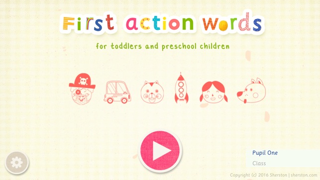 First Action Words School Edition for Toddlers and Preschool(圖1)-速報App