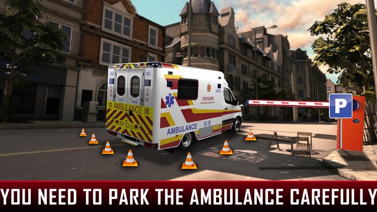Ambulance Emergency Parking Driving Test 2016 - City Hospital Paramedic Emergency Vehicle 3D Simulator