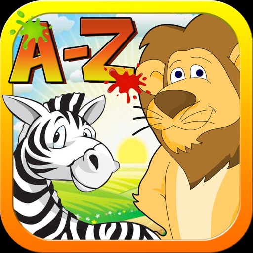 Learning ABCs Animal Kids Coloring