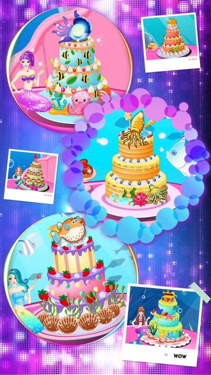 Mermaid cake decoration – Beauty Salon & Dessert Decoration Game