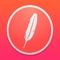 Fast is the fastest and simplest app for writing on photos