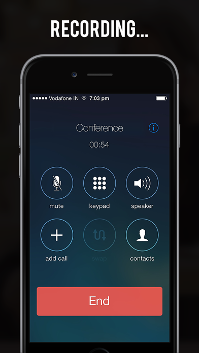 Callcorder Pro: call recorder to record unlimited phone calls both incoming & outgoing screenshot 3