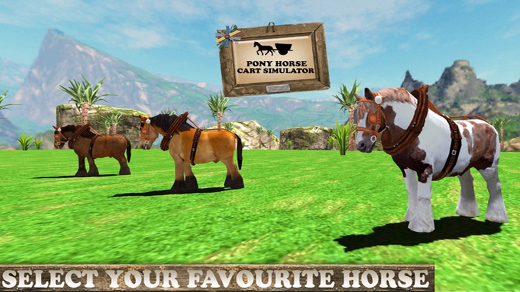 Pony Horse Cart Adventure Simulator 2016-Transport Fruits and Vegetables from Farm to City