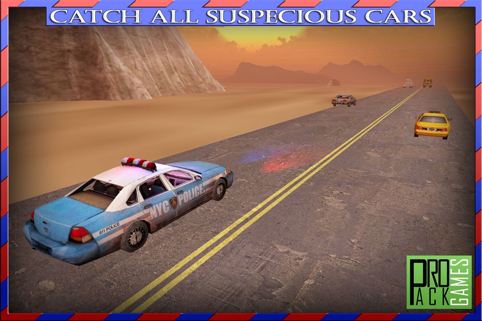 Drunk Driver Police Chase Simulator - Catch dangerous racer & robbers in crazy highway traffic rush screenshot 4