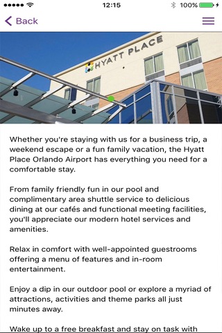 Hyatt Place Orlando Airport screenshot 2