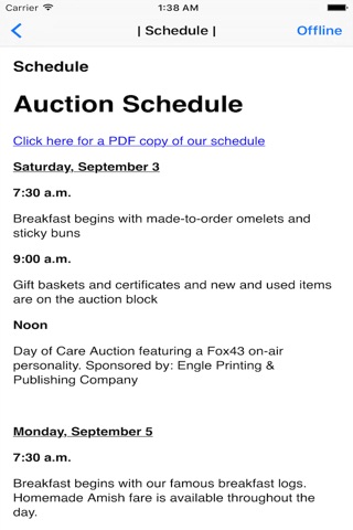 Labor Day Auction by Hospice & Community Care screenshot 3