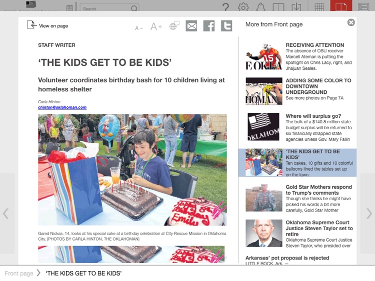 The Oklahoman Print Replica screenshot-4