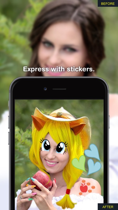 My Pony Hair Salon Stickers Screenshot on iOS