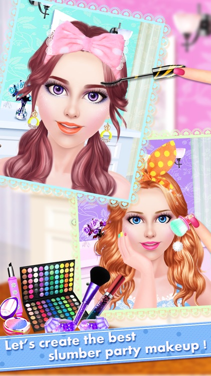 High School PJ Party - Girls Sleepover Salon with Summer SPA, Makeup & Makeover Games screenshot-4
