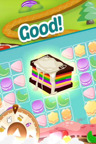 Cookie Match 3 Story - Cookies Smash Jam Sweet jelly Cupcake Puzzle Mania! screenshot 2