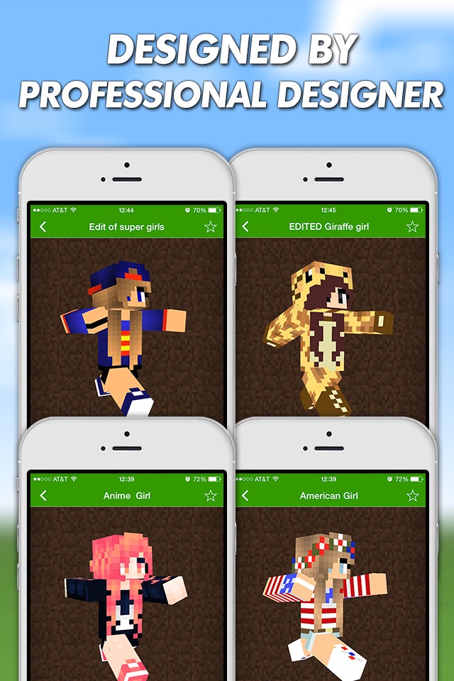 Girls Skins For Minecraft PE (Pocket Edition) & Minecraft PC screenshot 3