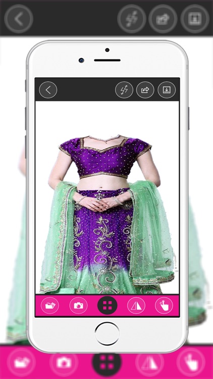 Indian Saree Photo Suit : Lehenga Choli Saree Photo Montag Pro