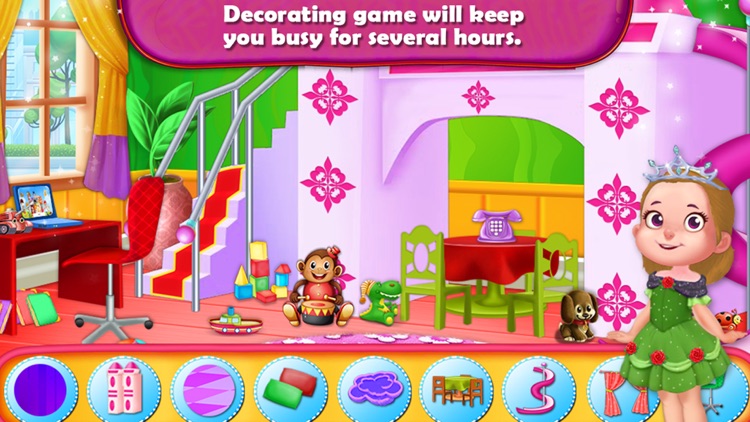 Cute Little Baby Princess Room screenshot-3