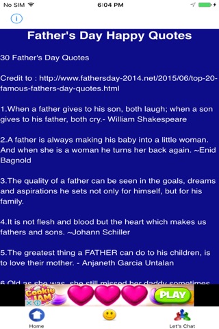 Fathers Day Happy Quotes screenshot 2