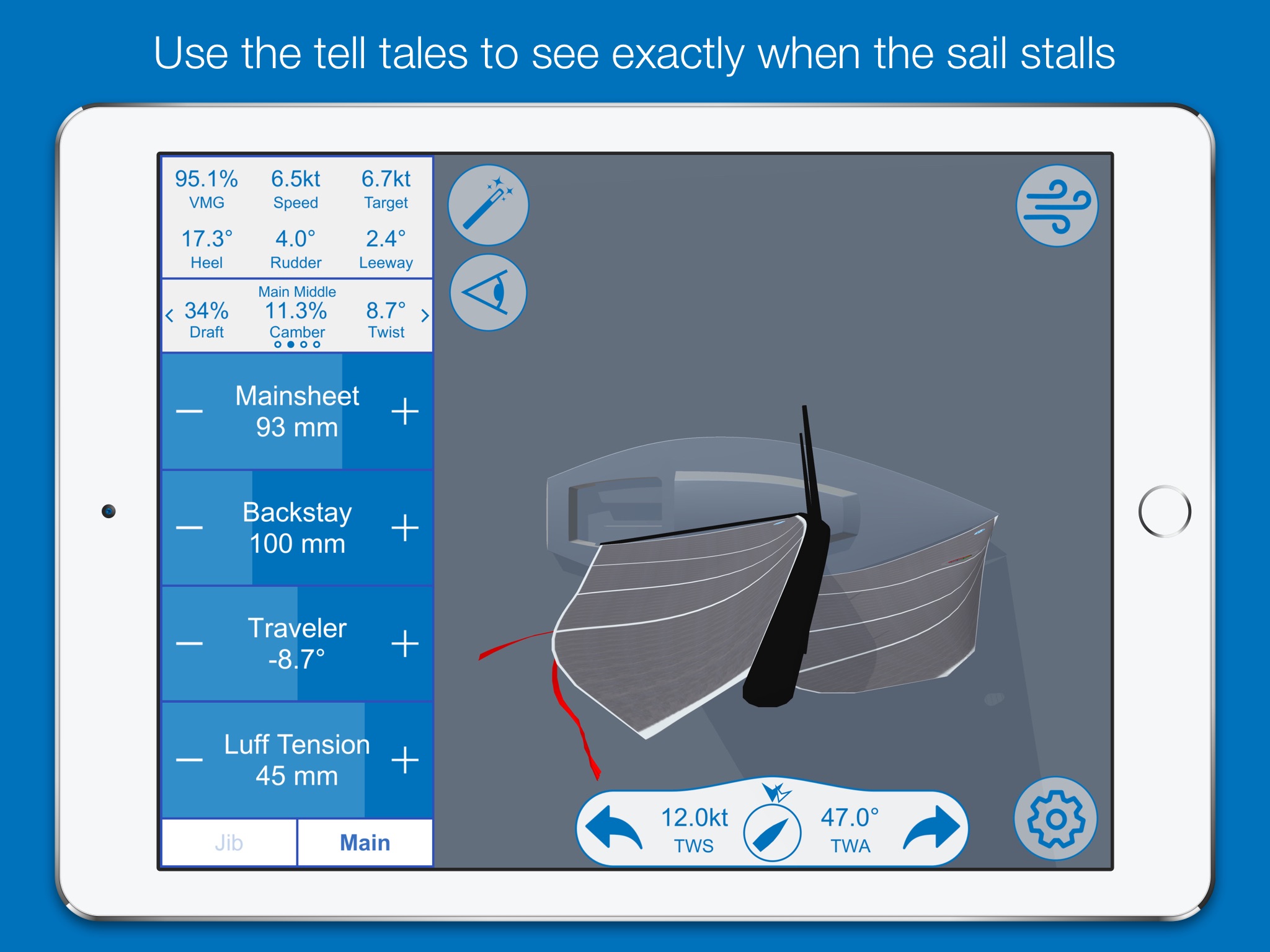 North U Sailing Trim Simulator - Virtual, Sailor, Wind, Navigation, Regatta screenshot 3