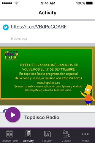Topdisco Radio screenshot 2