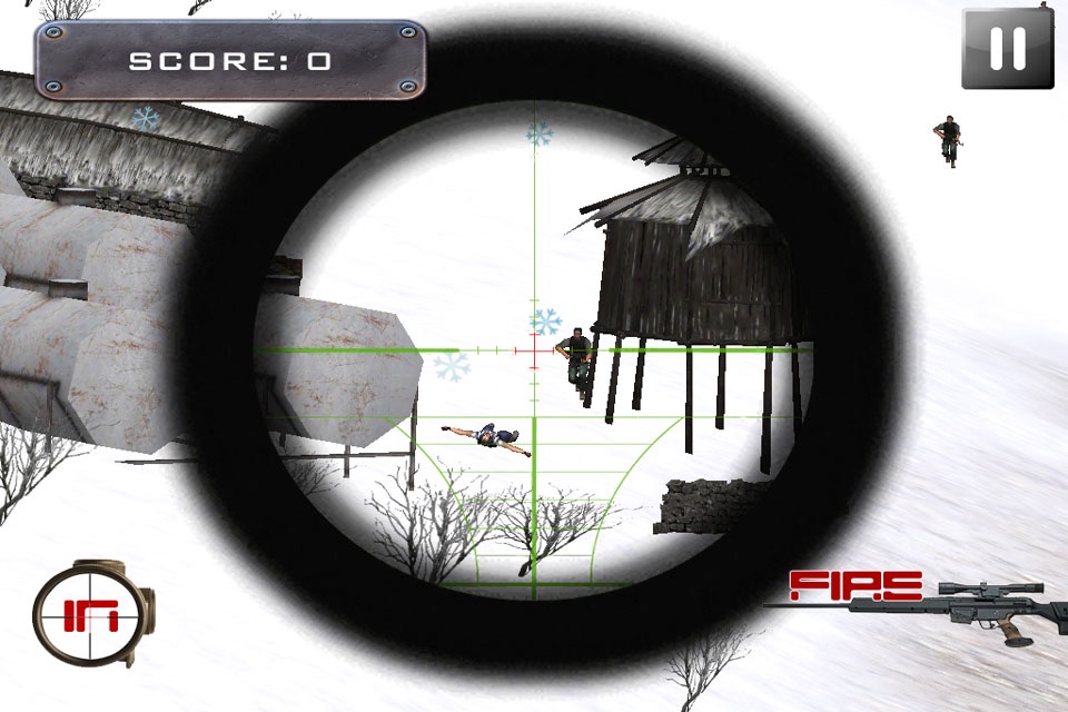 Arctic Sniper - Mountain War Free screenshot 4