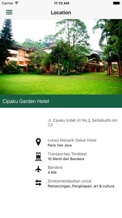 Cipaku Garden Hotel screenshot-3