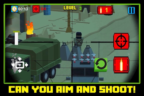 Block Battles City Crime Defense : Pixel war Gun-Craft Sniper Shooting Games screenshot 4