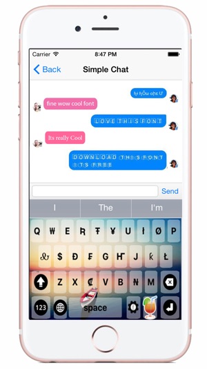 Fancy fonts art keyboard theme(圖1)-速報App