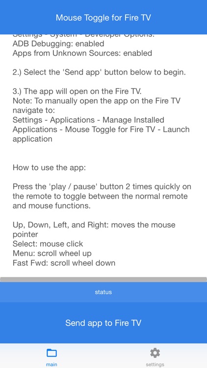 Mouse Toggle for Fire TV