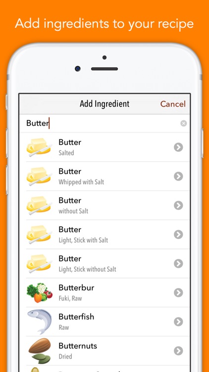 Nutrients - Nutrition facts for foods and recipes