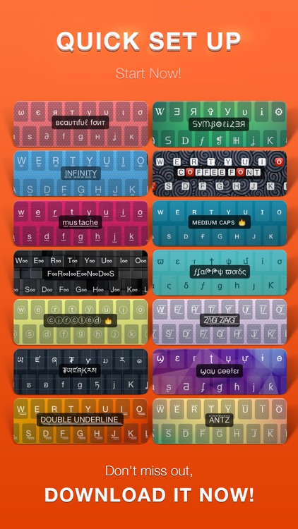Textizer Font Keyboards Free - Fancy Keyboard themes with Emoji Fonts for Instagram screenshot-4