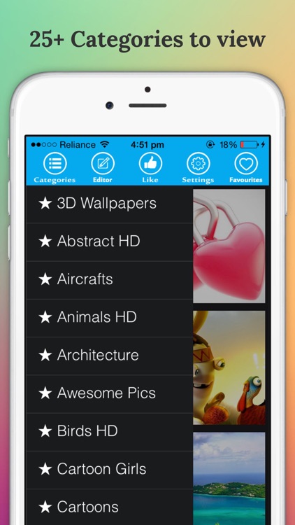 Pikoo - Retina phone display wallpapers and vibrant beautify editor