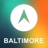 Baltimore, MD Offline GPS : Car Navigation