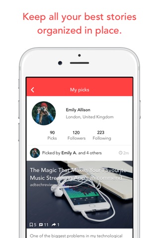 Picks - Social Bookmarking screenshot 3