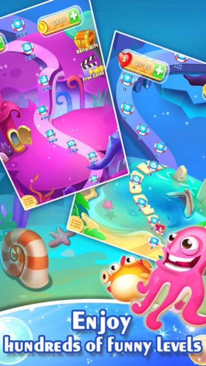 Ocean Bubble Shooter - rescue the pet splash mania screenshot-3