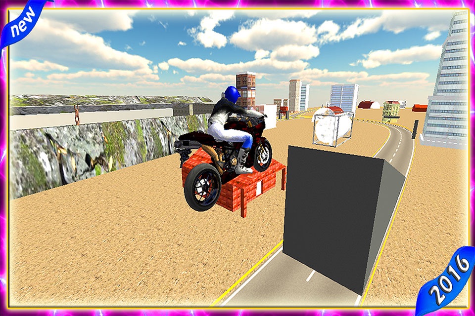 Highway Bike Rider – Motor Bike Race Simulator with Deadliest Stunts of 2016 screenshot 4