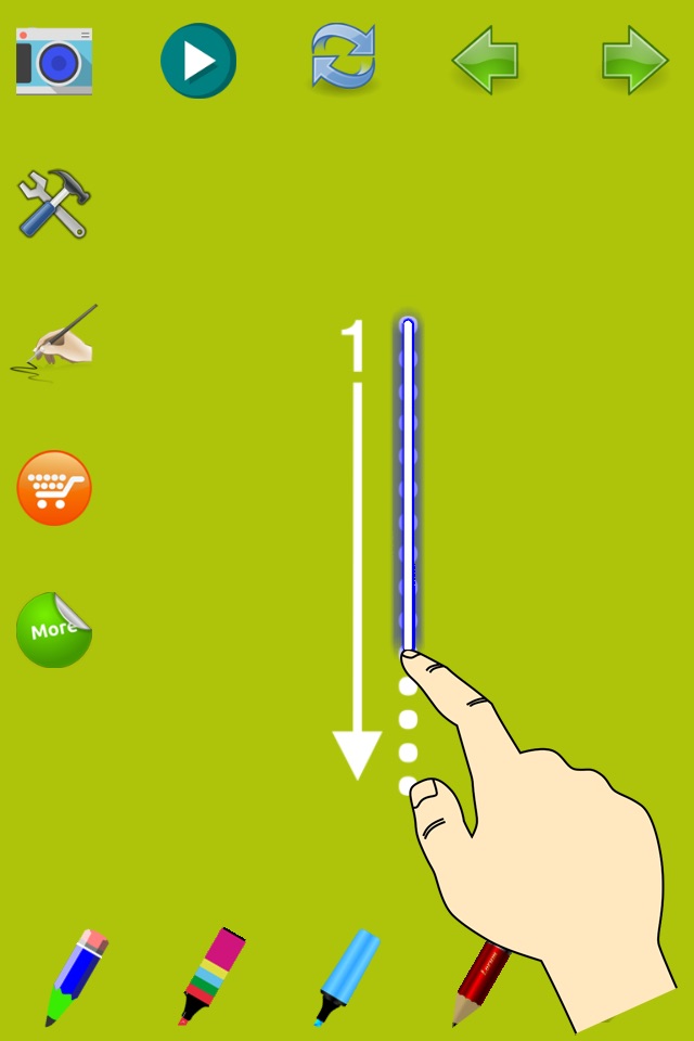 Trace Letters Wizard Level 3 screenshot 3