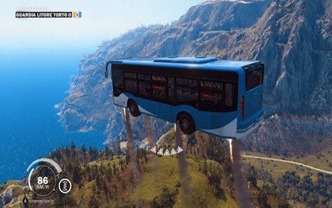 Flying Bus- Free Flight Bus Simulator 2016 screenshot 2