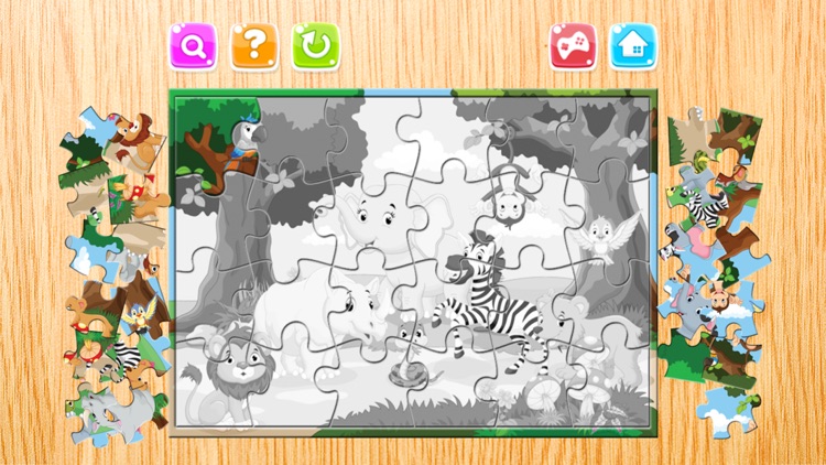 Animals Puzzle Games Free Jigsaw Puzzles for Kids screenshot-3