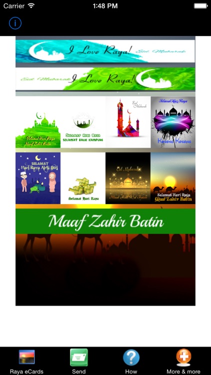 Hari Raya Greeting Ecard