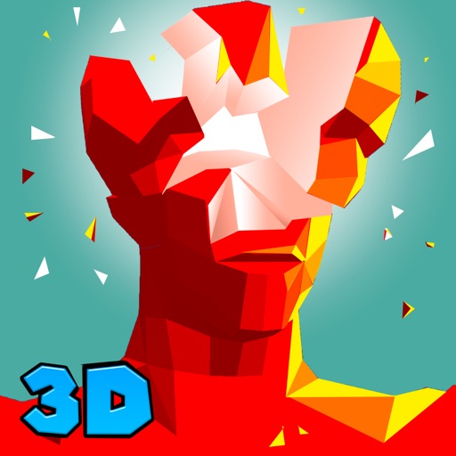 Red Superhot Action Shooter 3D Full Icon