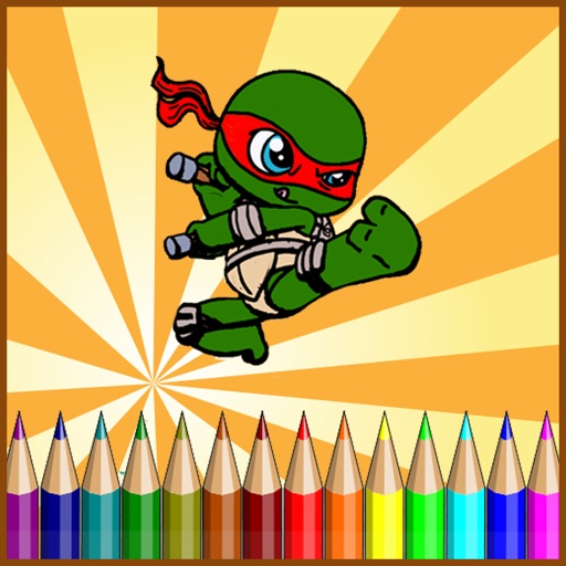 Coloring Ninja For Paint Kids Icon