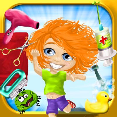 Cooties Doctor - All In One : Dress up , Hair Salon , Bath , Dentist , Nail Trim , Spa , Paint , Puzzles , Memory Match and more...