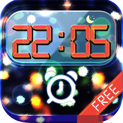 Clock Blur Alarm : Music Wake Up Wallpapers , Frames and Quotes Maker For Free icon