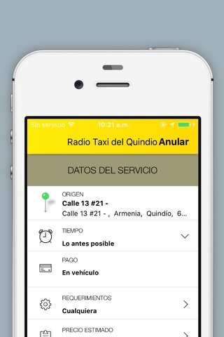 Radio taxi del Quindio screenshot 3